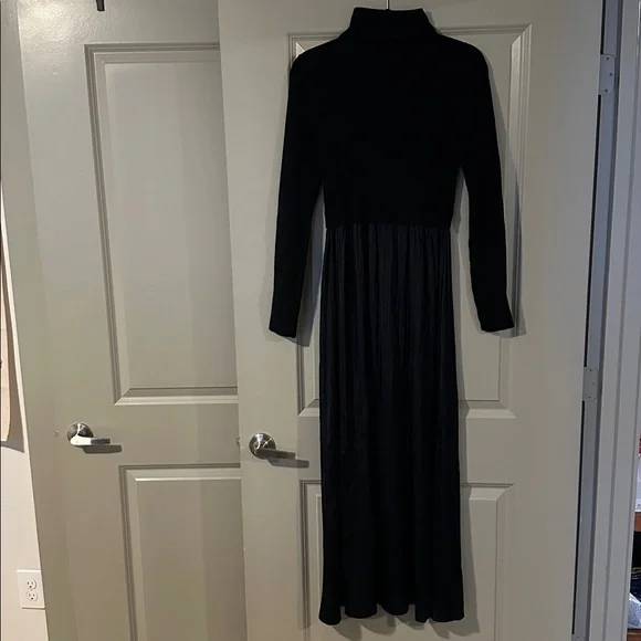 Anthropologie Black Long Sleeve Dress - Picture 5 of 5